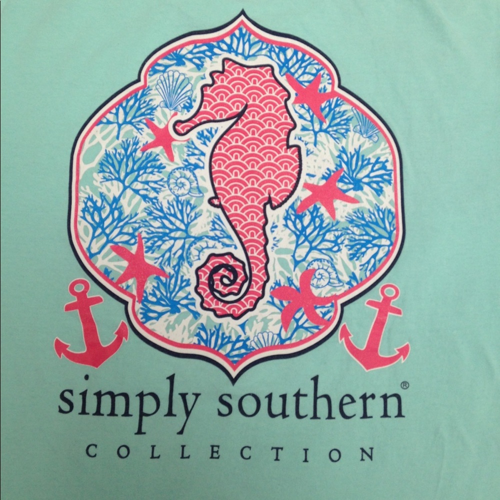 -SOLD-Simply Southern Short Sleeved Tee - Picture 2 of 4